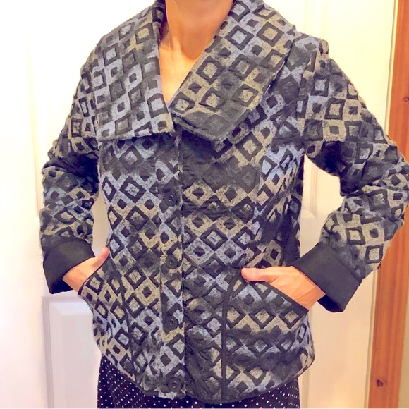 ☀️ Vintage Inspired Boiled Wool Unique Jacket - Picture 1 of 12